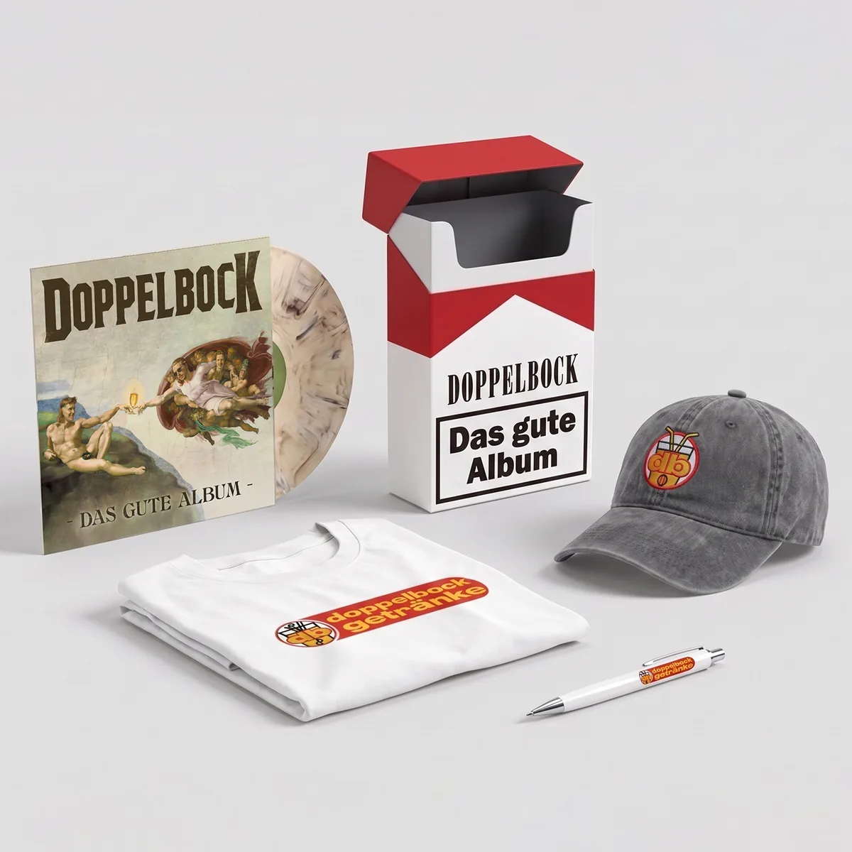 Doppelbock — Das gute Album (Fanbox-Bundle mit LP, T-Shirt, Cap, Kulli)